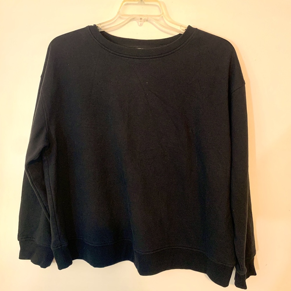 Womens Ava & Viv Plus Size Black Sweatshirt size X